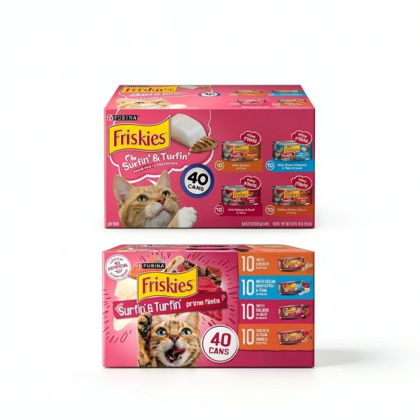 Friskies Prime Filets Wet Cat Food Real Meat Variety Pack-1