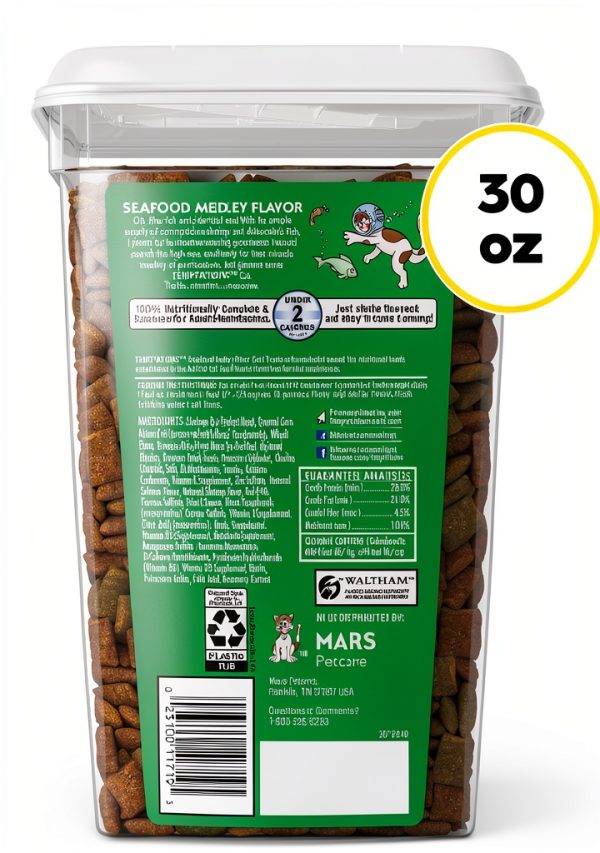 Mars Petcare Cat Treats Seafood Crunchy Low Calorie Snacks-1