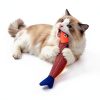 Potaroma Catnip Fish Kicker Toy Organic Catnip Filled Plush-1