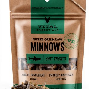 Vital Essentials Freeze Dried Cat Treats Raw Protein Minnows-0