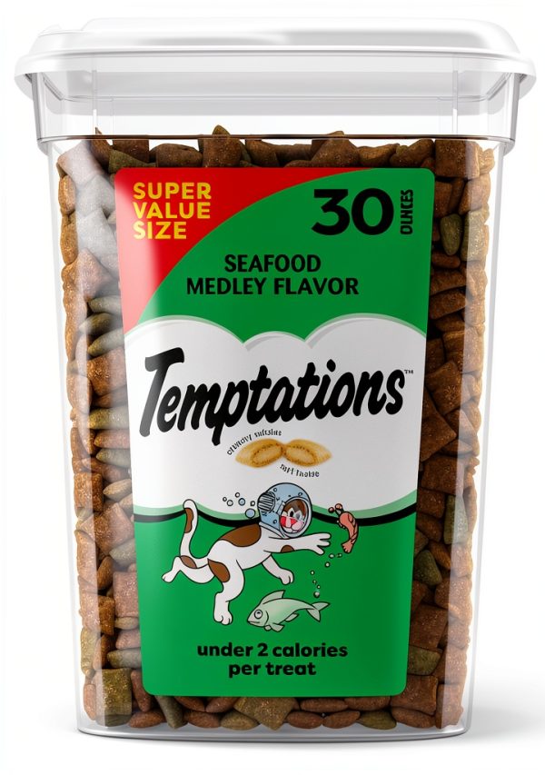 Mars Petcare Cat Treats Seafood Crunchy Low Calorie Snacks-0
