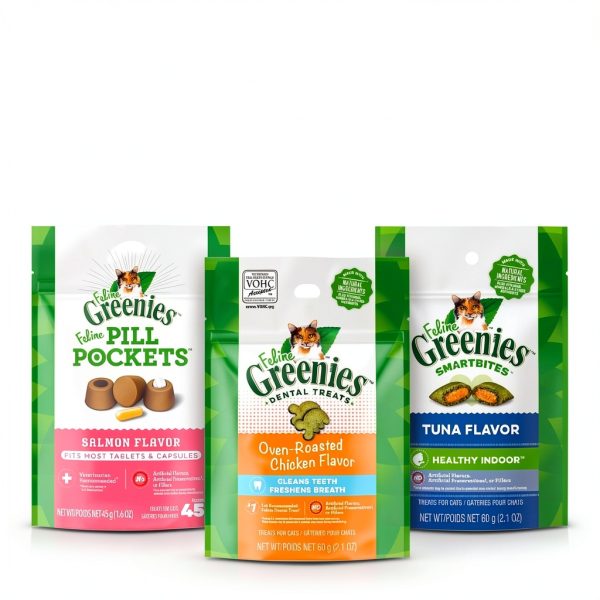 Greenies Feline Dental Cat Treats Natural Ingredients Vet-9
