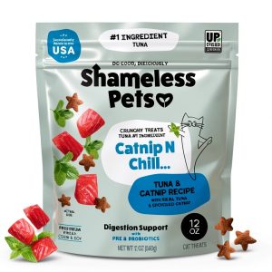 Shameless Pets Cat Treats Catnip N Chill Tuna Crunchy-0