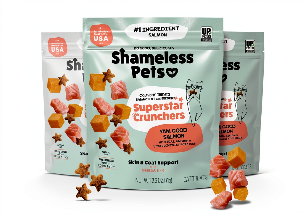 Testing Shameless Pets Cat Treats with multiple cats in home environment