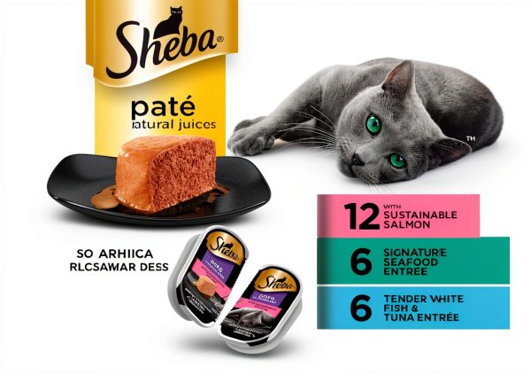 Sheba Wet Cat Food Pate Grain Free Perfect Portions-0