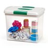 Sterilite Clear Storage Box 6 Pack Large Weathertight Plastic Latch-3
