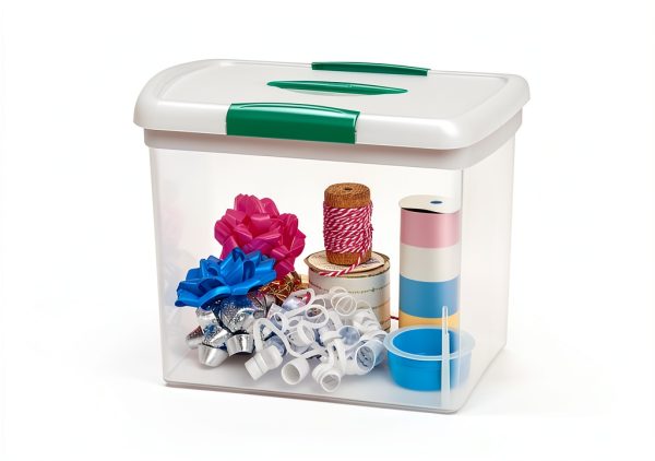 Sterilite Clear Storage Box 6 Pack Large Weathertight Plastic Latch-3