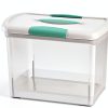 Sterilite Clear Storage Box 6 Pack Large Weathertight Plastic Latch-1