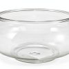 Glass Fish Bowl IbErsacs Centerpiece 9.5 Inch Clear Cube-1