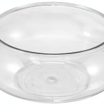 Glass Fish Bowl IbErsacs Centerpiece 9.5 Inch Clear Cube-0