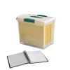 Sterilite Clear Storage Box 6 Pack Large Weathertight Plastic Latch-6