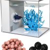 Fish Tank Betta Starter Kit 1 Gallon Aquarium charmshine LED & Filter-0