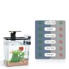 1.5 Gallon Aquarium Starter Kit Wagrvuy Plastic Tank with Quiet Pump-3