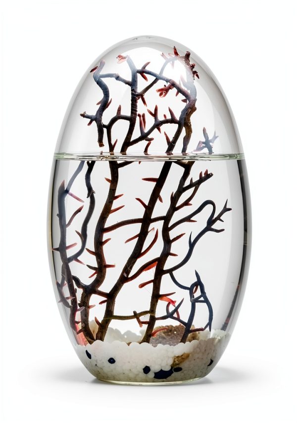 Ecosystem- Closed Ecosystem, Small Oval 5" with 2-3 Shrimp-0