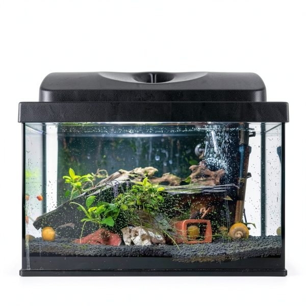 Aquarium Fish Self Leveling Mat Pangda 12x12 Inch Foam with Adhesive-2