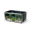 VEVOR Canvas Fish Pond 270 Gal Above Ground Koi Tank with Clear Panel-8