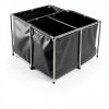 VEVOR Canvas Fish Pond 270 Gal Above Ground Koi Tank with Clear Panel-7