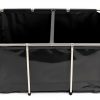 VEVOR Canvas Fish Pond 270 Gal Above Ground Koi Tank with Clear Panel-9