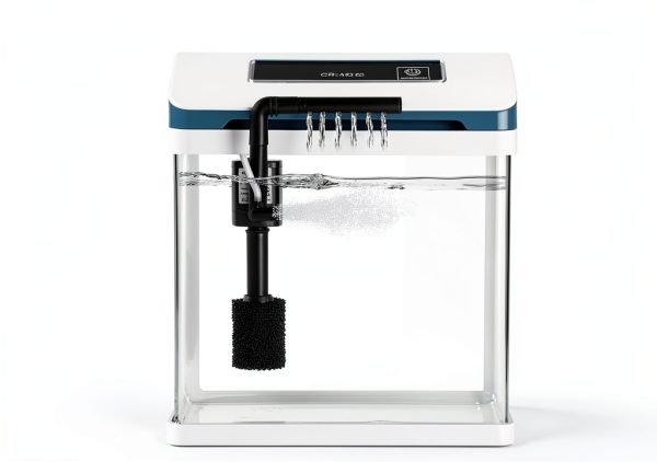 Small Fish Tank 2 Gallon Aquarium with Self-Cleaning LED - TARARIUM-3