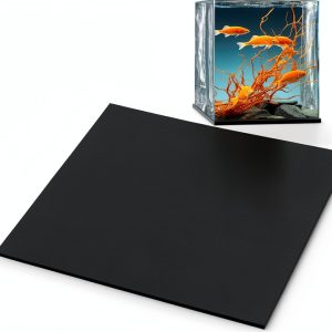Aquarium Fish Self Leveling Mat Pangda 12x12 Inch Foam with Adhesive-0