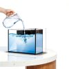 3 Gallon Glass Fish Tank Cube Wonderfactory Rimless Desktop Aquarium-3