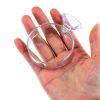 60mm Fish Tank Feeder Dish Aquarium Shrimp Feeder Dish with Suction Clear Fish Tank Feeding Bowl Round Clear Dishes Tray（2pcs）-2