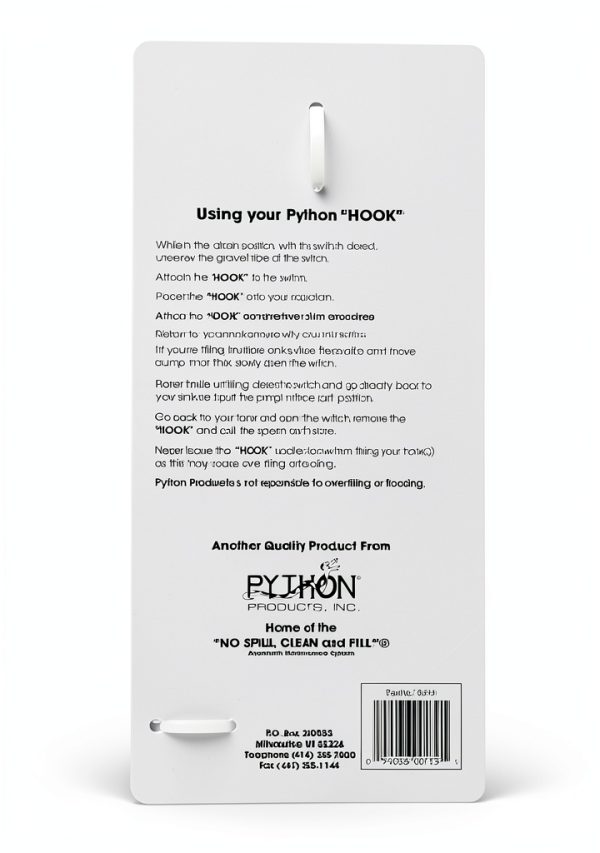 Python Hands-Free and Spill Free Aquarium Hook-1