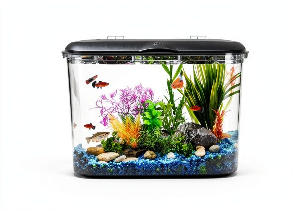 5 Gallon Aquarium Kit by Koller with LED Light & Filter Clear-7