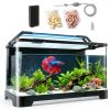 3.5 Gallon Self Cleaning Fish Tank by eWonLife with LED Light-0