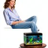 BarkBuddy Fish Tank 2.5 Gallon Aquarium Kit 3‑in‑1 Pump 7‑Color LED-3