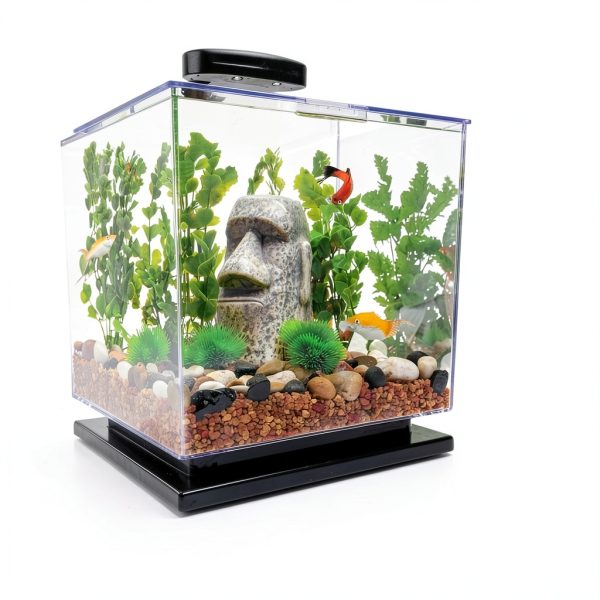 Tetra 3 Gallon Fish Tank, Aquarium Starter Kit with Pedestal Base, LED Light and Filter, For small tropical fish, guppies, goldfish, or betta-7