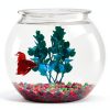 Aquatic Wonder 1 Gallon Fish Bowl Round Crystal Clear BPA Free Plastic-0
