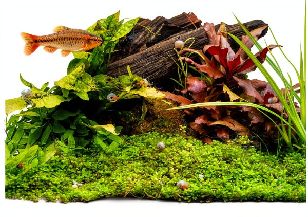 Live Ramshorn Snails 9+ Red - Polar Bear Aquarium Algae Clean Up-8