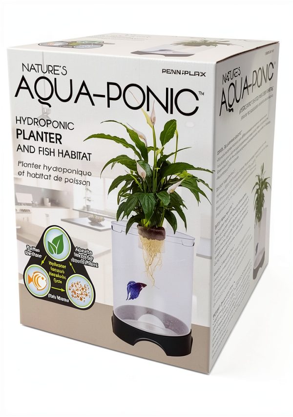 Penn-Plax Aquaponic Betta Tank with Hydroponic Planter 1.4 Gallon-4