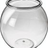 Aquatic Wonder 1 Gallon Fish Bowl Round Crystal Clear BPA Free Plastic-1