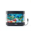 Fake Fish Tank with Moving Fish, Decorative Aquarium Lamp, Artificial Tropical Marine Tank, LED Mood Light Office Table Light, Fun Gifts-1